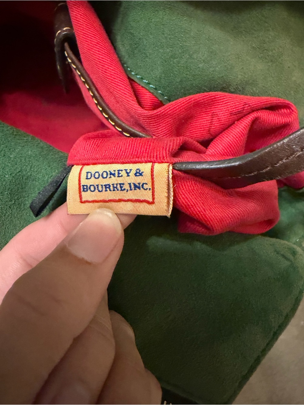 Dooney & Bourke Florentine Ostrich Handbag OS Leather Purse - Picture 13 of 13